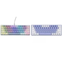 Zifriend T62 RGB Backlit Hot-Swappable Mechanical Gaming Keyboard
